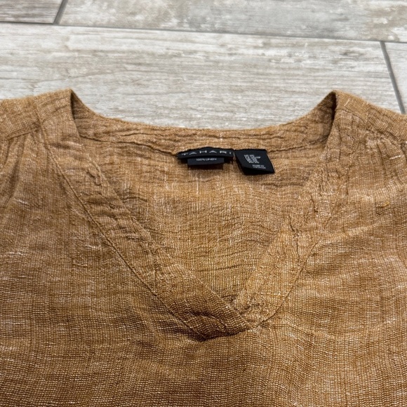 Tahari Tan Linen Garment - Picture 5 of 5